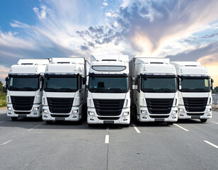 TRUCK  logistics　MOCK UP トラック