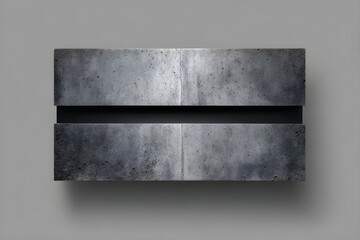 Minimalist Concrete Textured Panel Front View for Modern Architecture, Industrial Interiors, and Stylish Wall Design