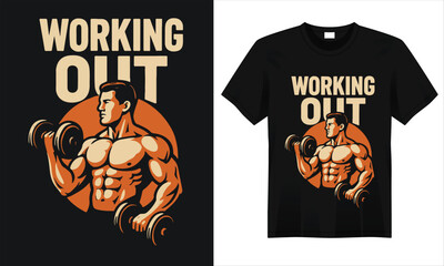 “Bold fitness-themed graphic with motivational text, featuring strong typography, dumbbells, and dynamic workout elements that inspire strength, energy, and dedication.”