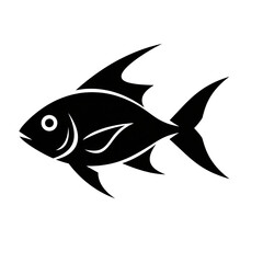 Fototapeta premium Creative Line Art Fish Logos