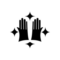 A pair of rubber gloves