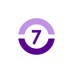 Number icon vector illustration. Infographic number icon vector. number icon vector