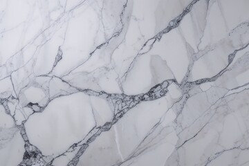 Fototapeta premium White Marble Flat Lay Background | Polished Top-View Texture for Luxury Product Display