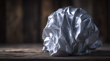 reassurance. Folded emergency blanket with silver lining, conveying reassurance for Japan's Disaster Prevention Day. public awareness campaigns.