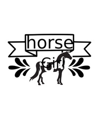 HORSE GIRL svg