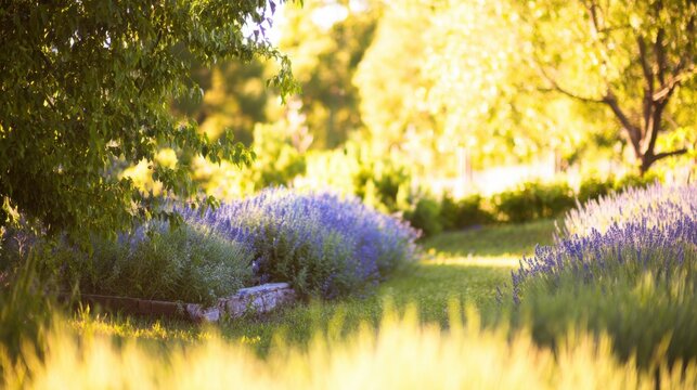 dew. Flower arrangement in a morning garden with natural light and dew. gardening catalogs, home-decor guides, designed for gardening and botanical catalogs, enhances decor appeal.