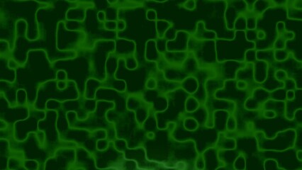 Abstract flowing organic bright green lines and shapes on a dark green background texture pattern