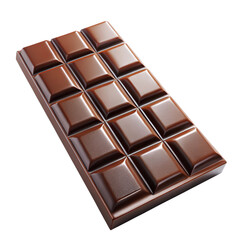 Obraz premium Chocolate Bar PNG on Transparent Background.
