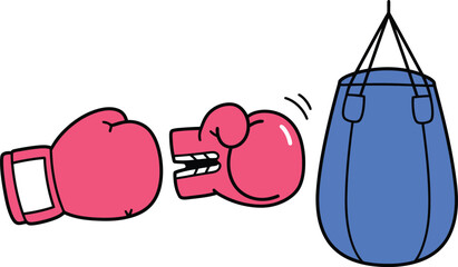 Cute Chihuahua Dogs Cartoon Set - Kawaii Black and Tan Puppies with Big Eyes and Ears, Standing Poses for Kids Sticker Logo Pet Shop and Social Media Vector