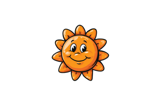Pixel Art Smiling Sun