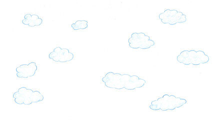 雨t139-0,Hand drawn blue water drop pattern on white background