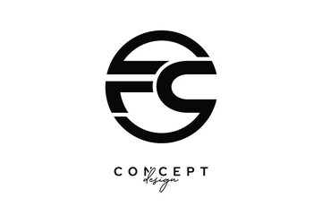 FC Creative Circle Monogram Logo Design – Modern Branding Concept