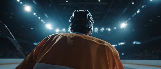 Ice hockey goalie in arena (3)