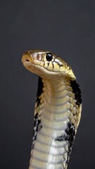 Fototapeta premium Macro Portrait of a Venomous Cobra