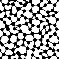 Modern black and white network pattern background for creative projects and designs