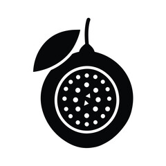 Passionfruit Icon Vector Illustration