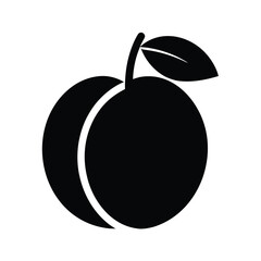 Apricot Icon Vector Illustration
