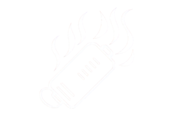 Burning Exhaust Pipe Symbol