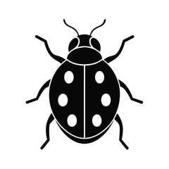 Ladybug Icon Vector Illustration
