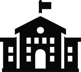 School building icon