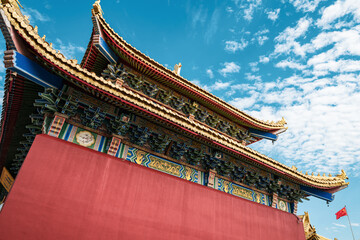 Fototapeta premium chinese temple of Guanyin Bodhisattva in china