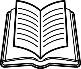 e book reader with open page illustration on transparent background