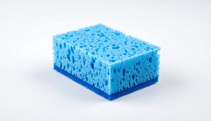 A light blue sponge
