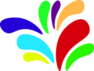 Colorful Abstract Splash Design