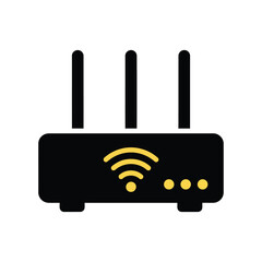 Wireless router with three antennas