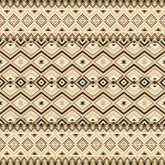 abstract ethnic seamless background, vector illustration