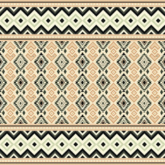 abstract ethnic seamless background, vector illustration