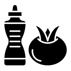 Tomato Sauce Vector Icon
