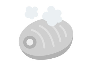 湯たんぽのアイコンのイラスト