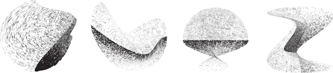 Sprayed black shape.Graffiti art design . Noise dispersion logo . Spray effect .Grunge, grainy, gritty texture . Distressed element .vector
