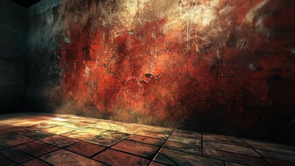 Grunge Room with Textured Walls. - Powered by Adobe
