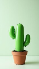 Inflatable Cactus Decoration in Terracotta Pot