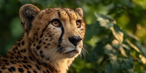 A cheetah in the natural environment.