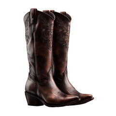 brown leather boots