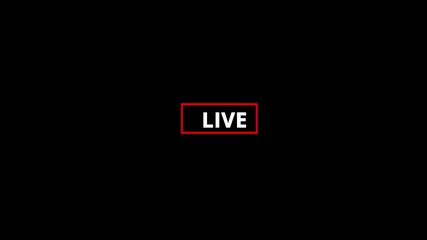 Live Streaming Icon Animation | Broadcast Symbol 4K - Powered by Adobe