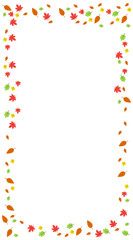 Background with maple autumn leaves