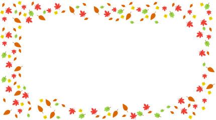 Background with maple autumn leaves