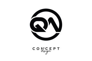 QA Creative Circle Monogram Logo Design – Modern Branding Concept