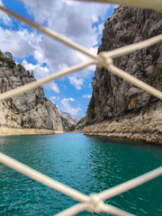 fishing nets on the beach