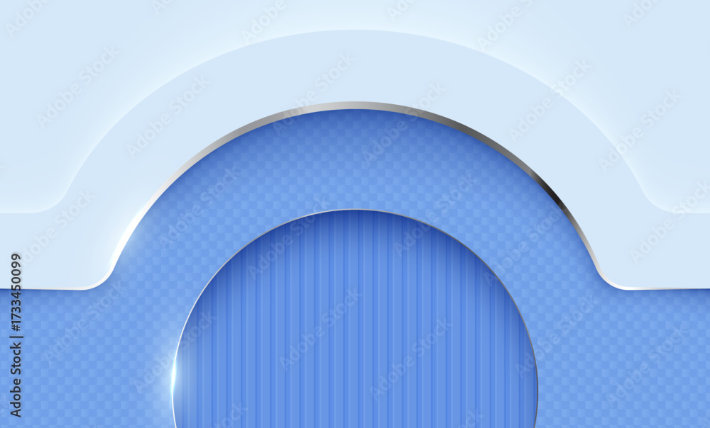 Wall mural abstract blue wave background with lines and modern design