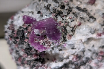 ruby mineral texture