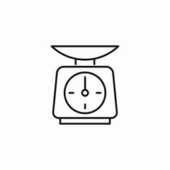 measure ingredients accurately icon sign vector