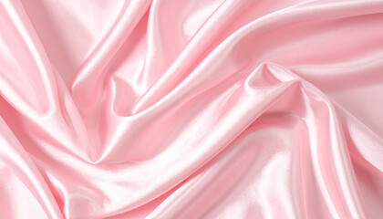 Obraz premium 淡いピンクのサテン生地のテクスチャー背景