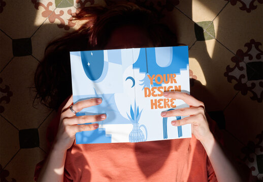 Mockup of Front and Back Book Cover Design