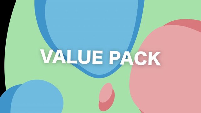 Explore an exciting graphic motion value pack sale featuring vibrant designs for digital media.