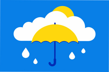 umbrella and rain
